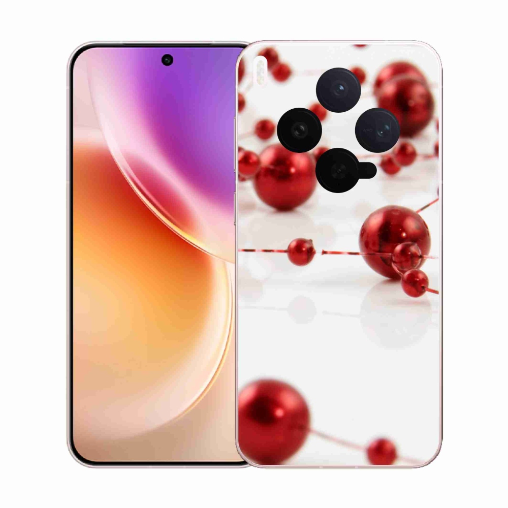 Gelový kryt mmCase na Vivo X300 - vánoční řetěz