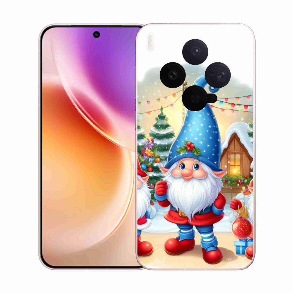 Gelový kryt mmCase na Vivo X300 - vánoční skřítci