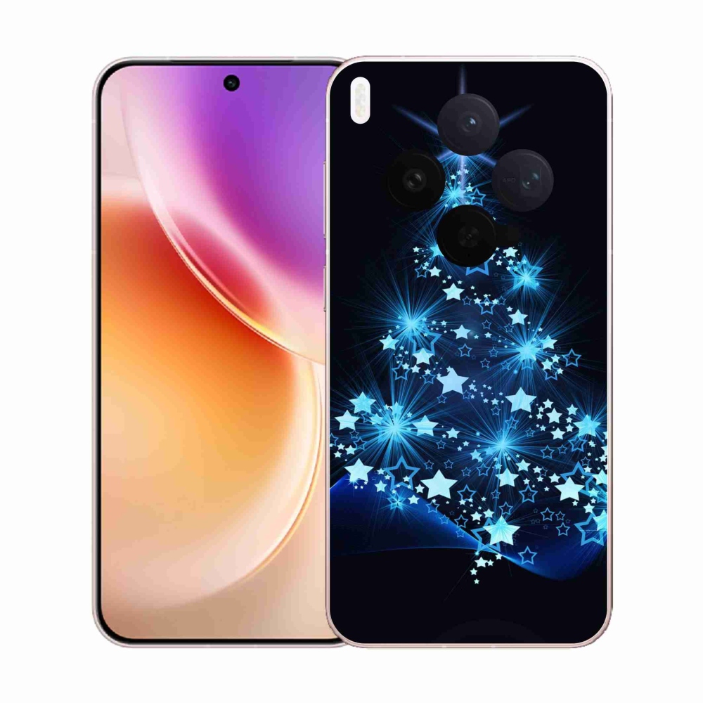 Gelový kryt mmCase na Vivo X300 - vánoční stromek