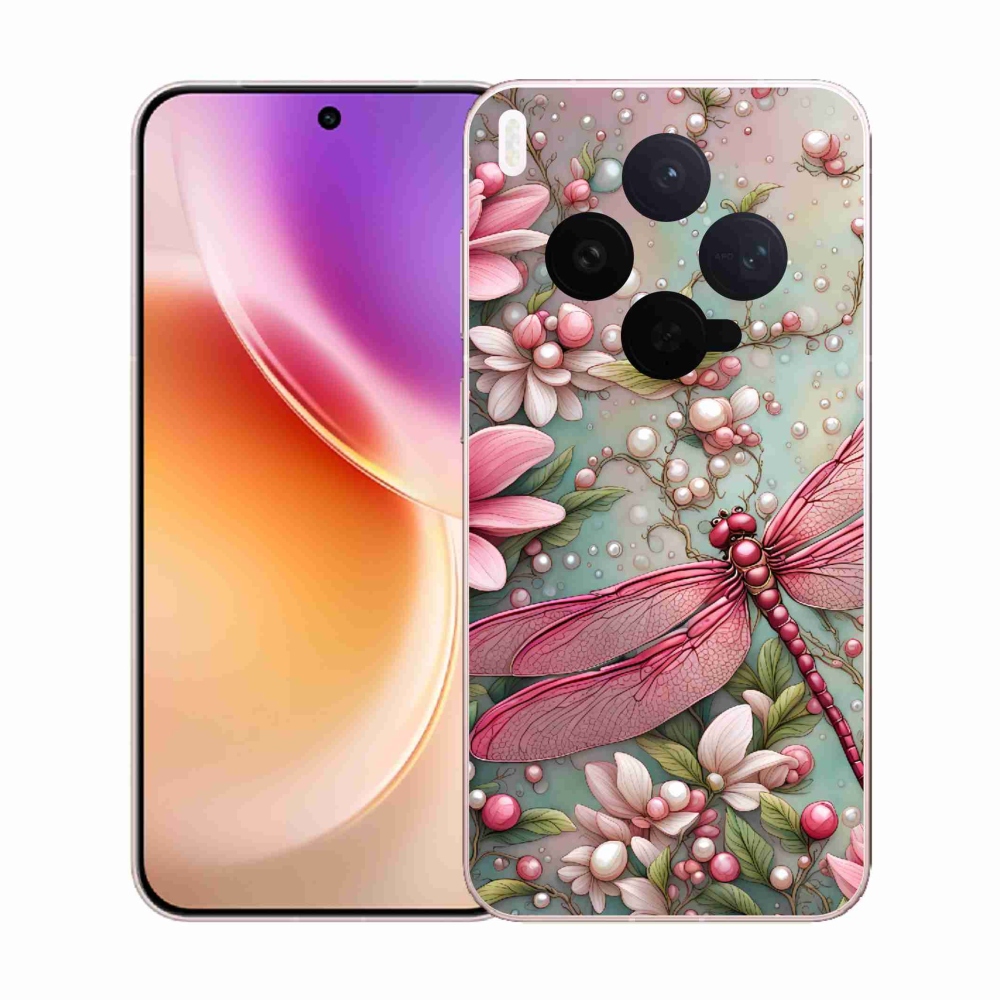 Gelový kryt mmCase na Vivo X300 - vážka