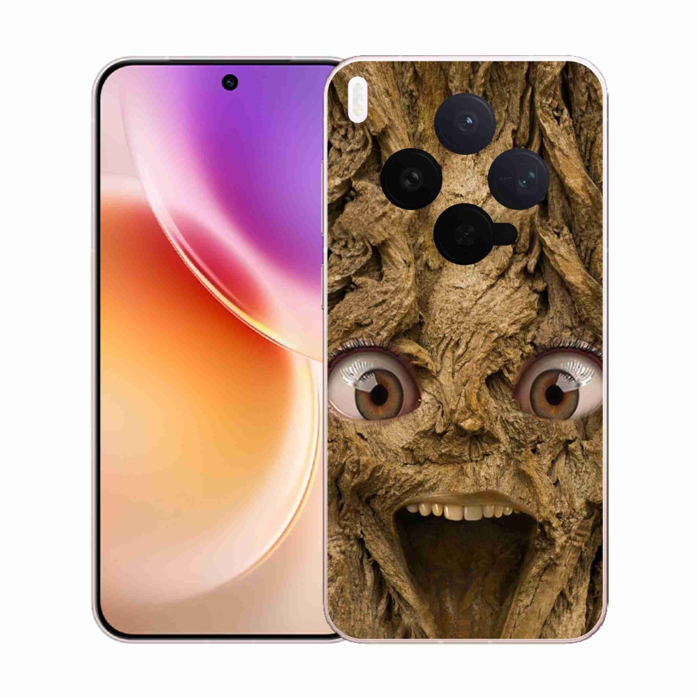 Gelový kryt mmCase na Vivo X300 - veselý strom s očima