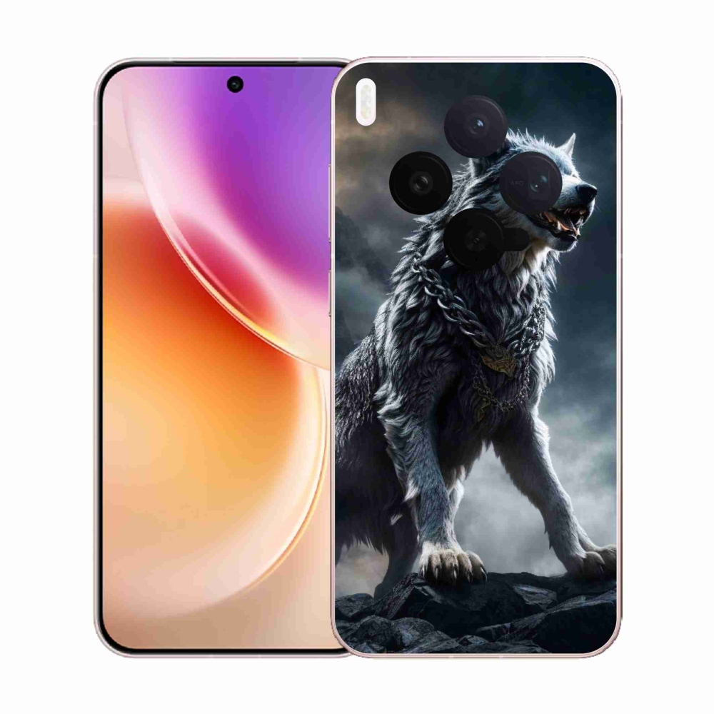 Gelový kryt mmCase na Vivo X300 - vlk 1