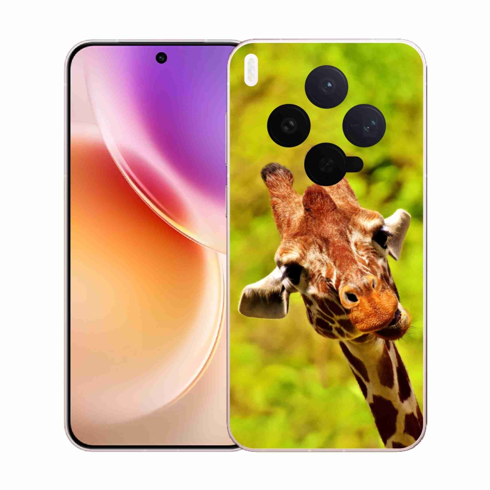 Gelový kryt mmCase na Vivo X300 - žirafa