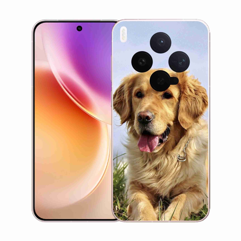 Gelový kryt mmCase na Vivo X300 - zlatý retrívr