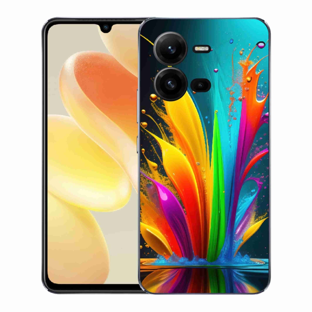 Gelový kryt mmCase na Vivo X80 Lite - abstraktní motiv 1