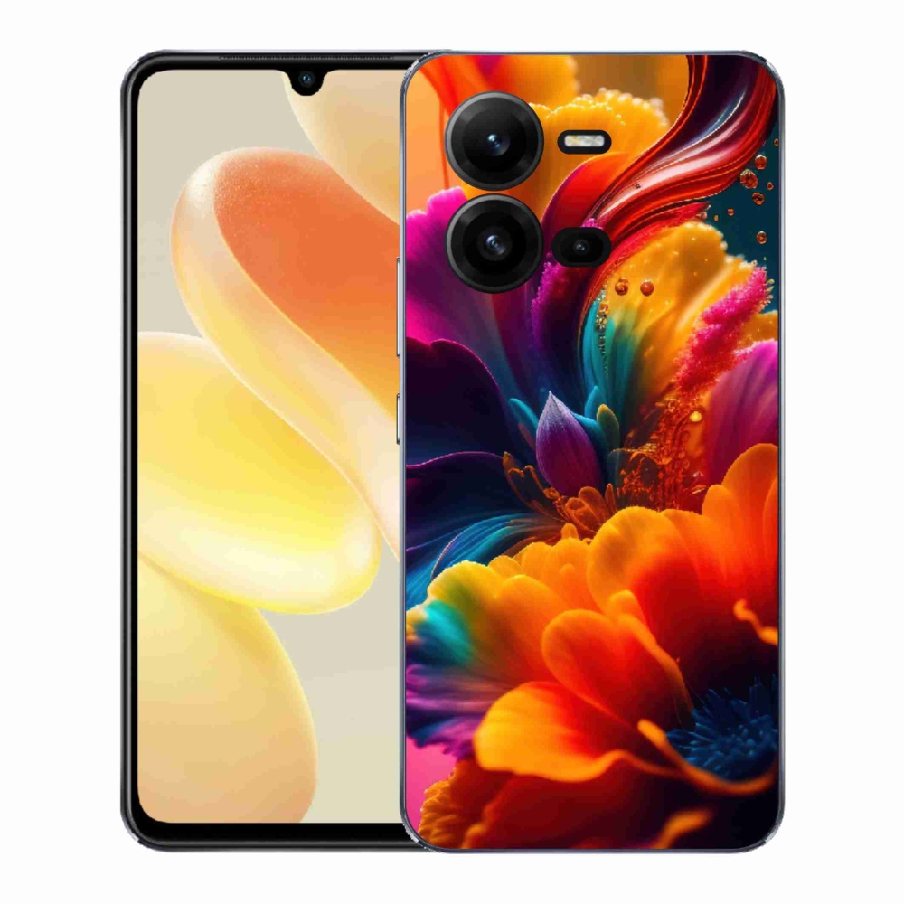 Gelový kryt mmCase na Vivo X80 Lite - abstraktní motiv 2