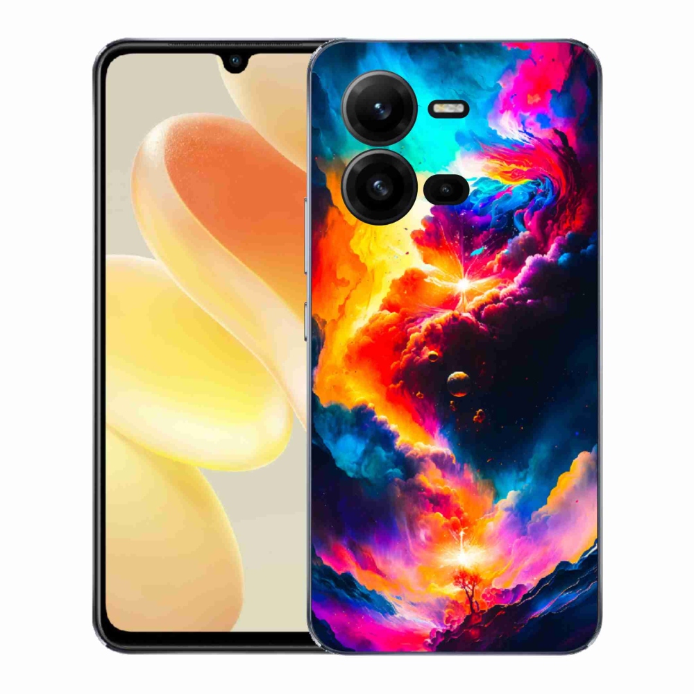 Gelový kryt mmCase na Vivo X80 Lite - abstraktní motiv