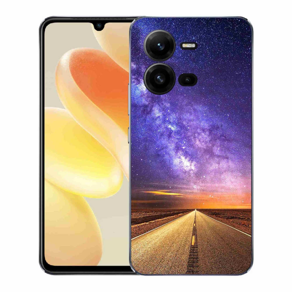 Gelový kryt mmCase na Vivo X80 Lite - americká silnice