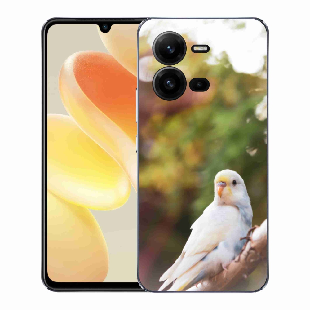 Gelový kryt mmCase na Vivo X80 Lite - andulka bílá