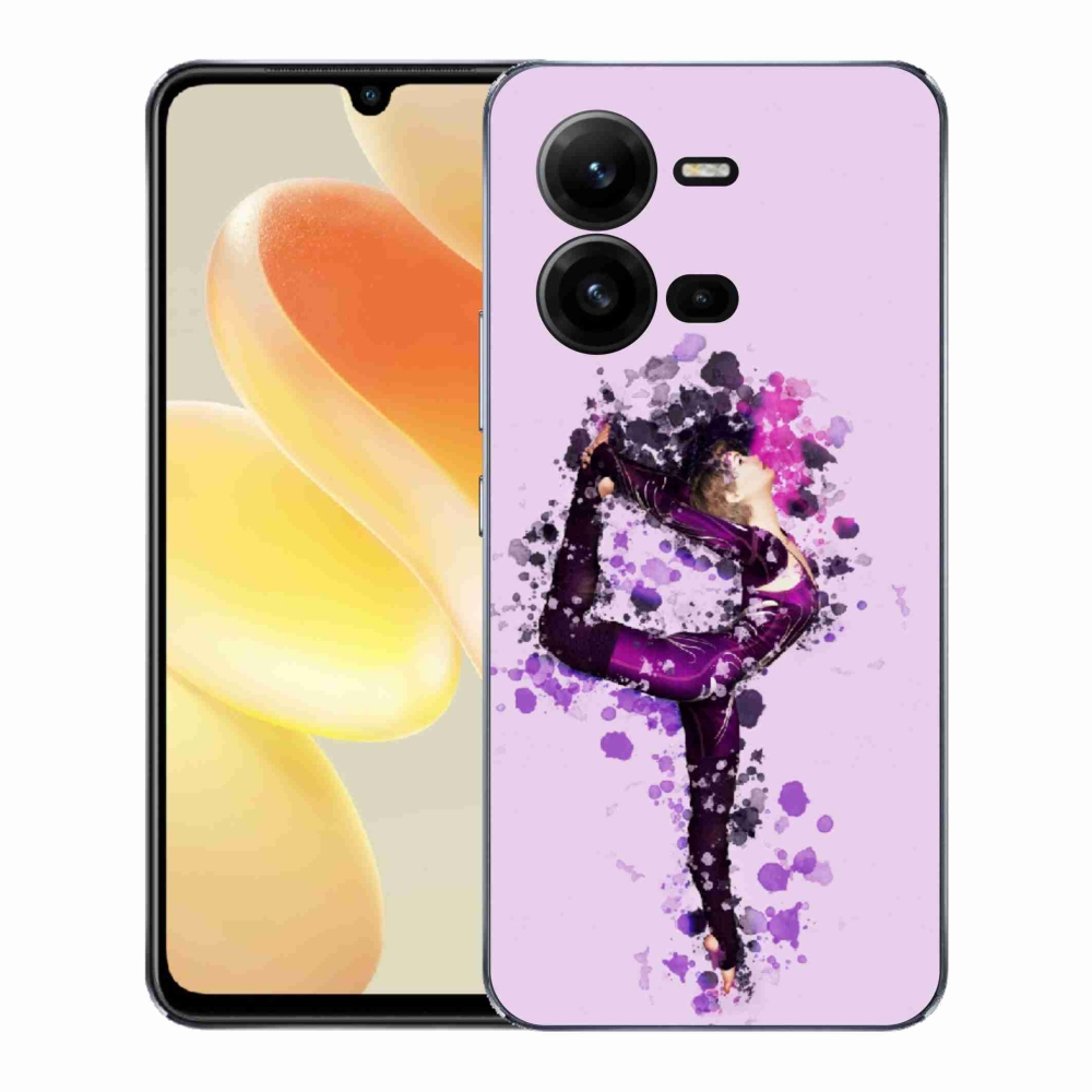 Gelový kryt mmCase na Vivo X80 Lite - baletka