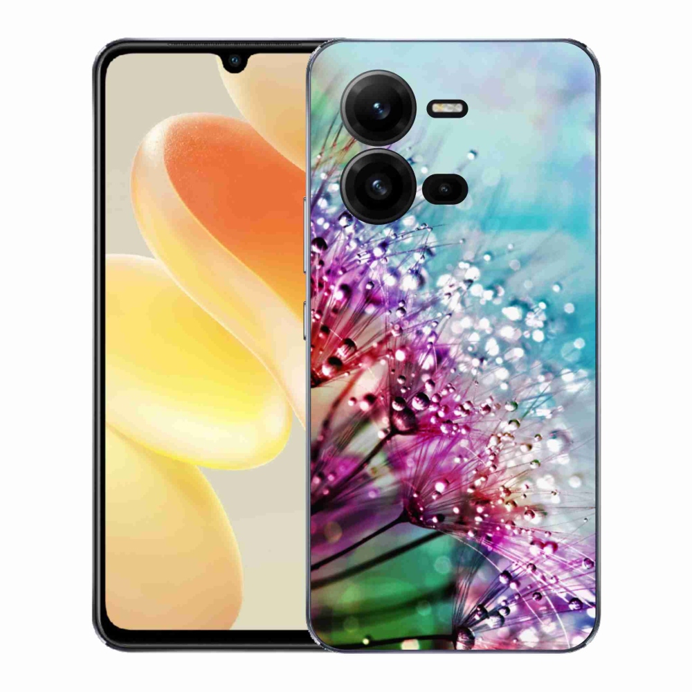 Gelový kryt mmCase na Vivo X80 Lite - barevné květy