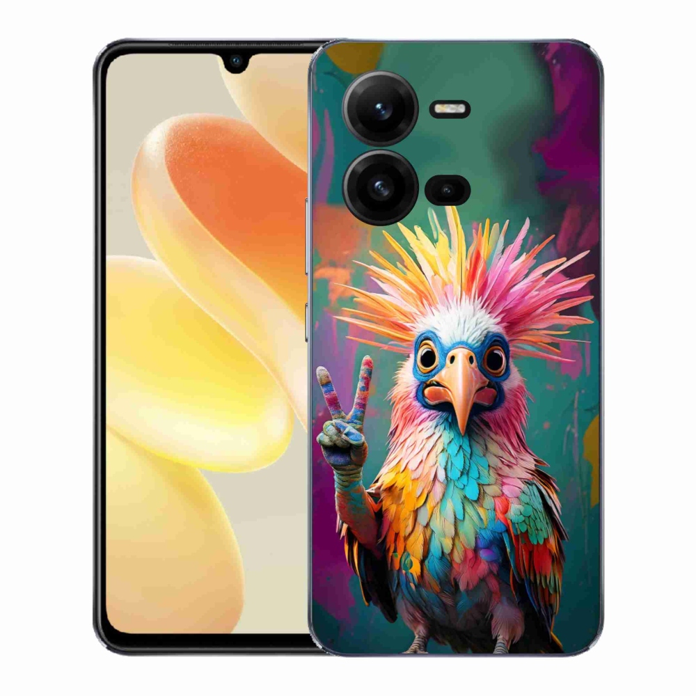Gelový kryt mmCase na Vivo X80 Lite - barevný rebel