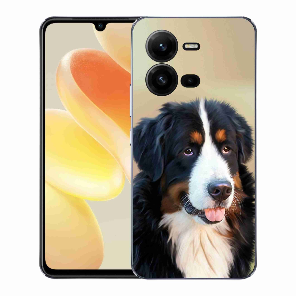 Gelový kryt mmCase na Vivo X80 Lite - bernský salašnický pes