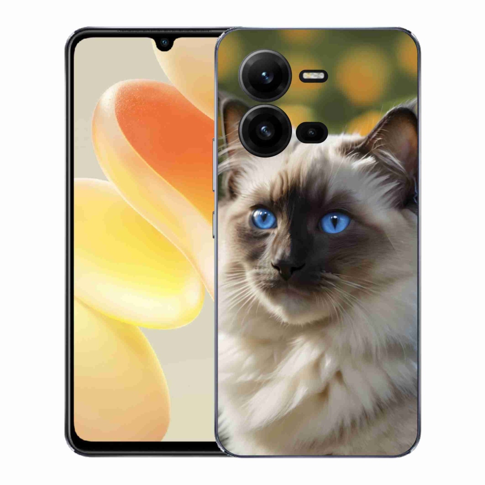 Gelový kryt mmCase na Vivo X80 Lite - bílý ragdoll