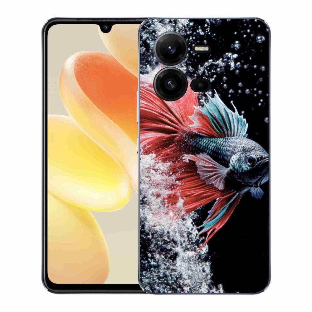 Gelový kryt mmCase na Vivo X80 Lite - bojovnice pestrá
