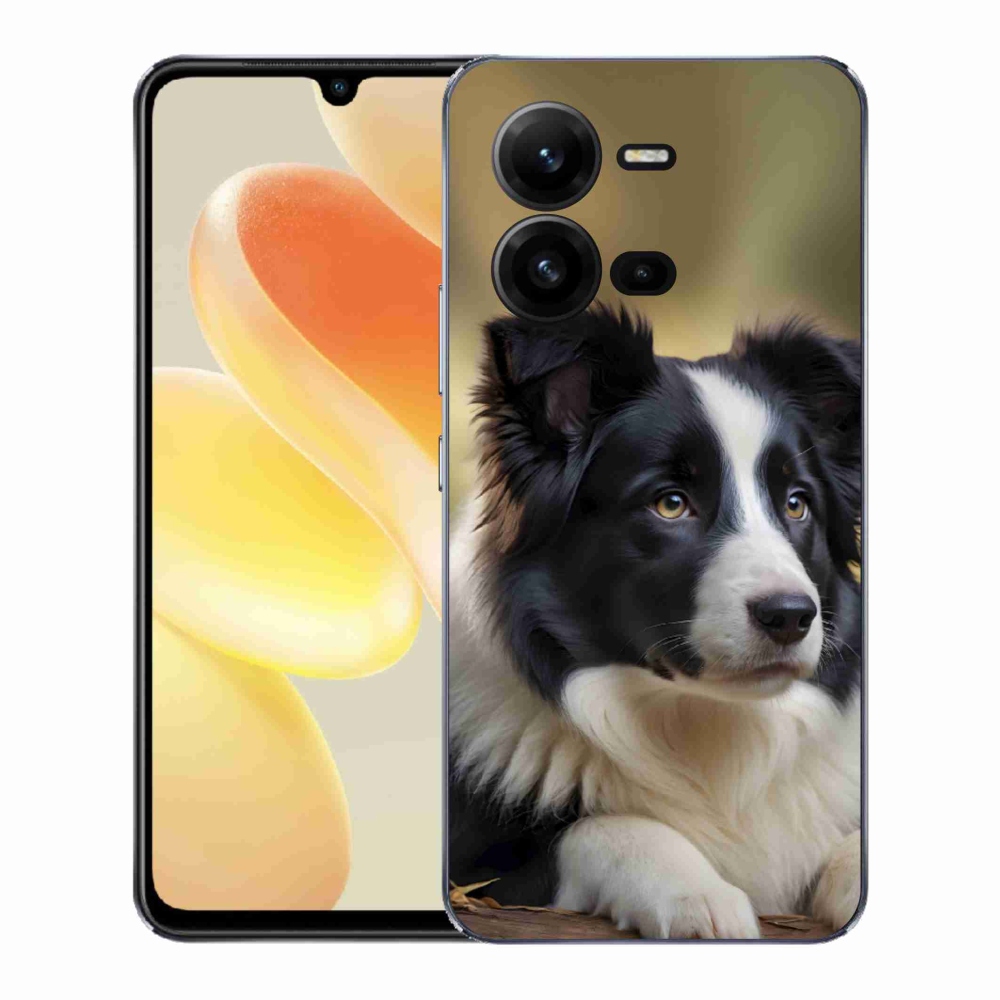 Gelový kryt mmCase na Vivo X80 Lite - border kolie 2