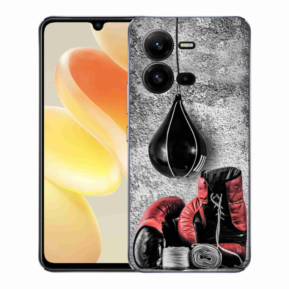 Gelový kryt mmCase na Vivo X80 Lite - boxovací pytel a rukavice