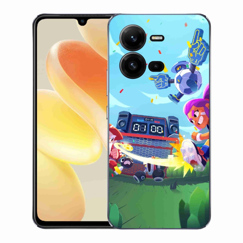 Gelový kryt mmCase na Vivo X80 Lite - brawl stars 1