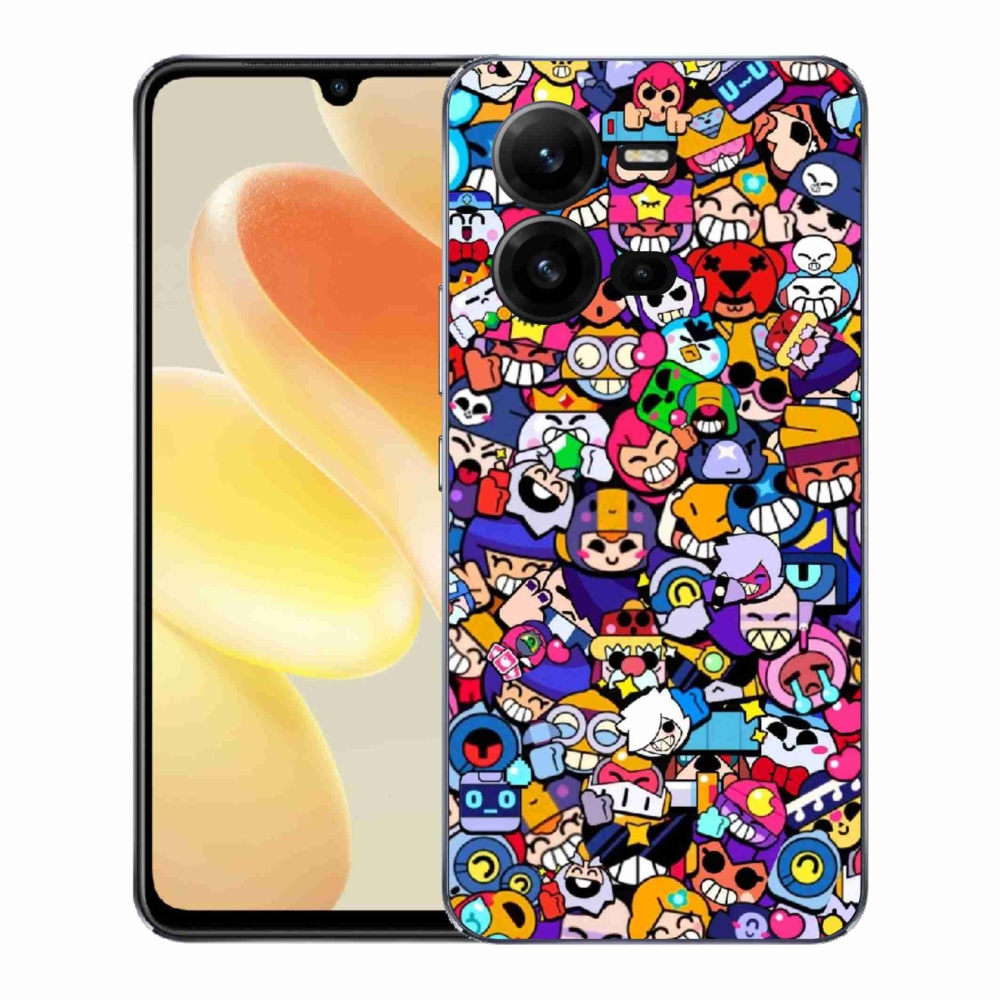 Gelový kryt mmCase na Vivo X80 Lite - brawl stars 2