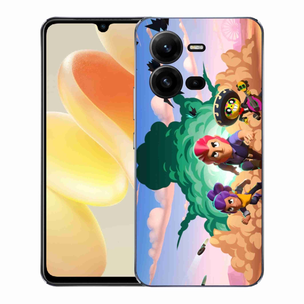Gelový kryt mmCase na Vivo X80 Lite - brawl stars