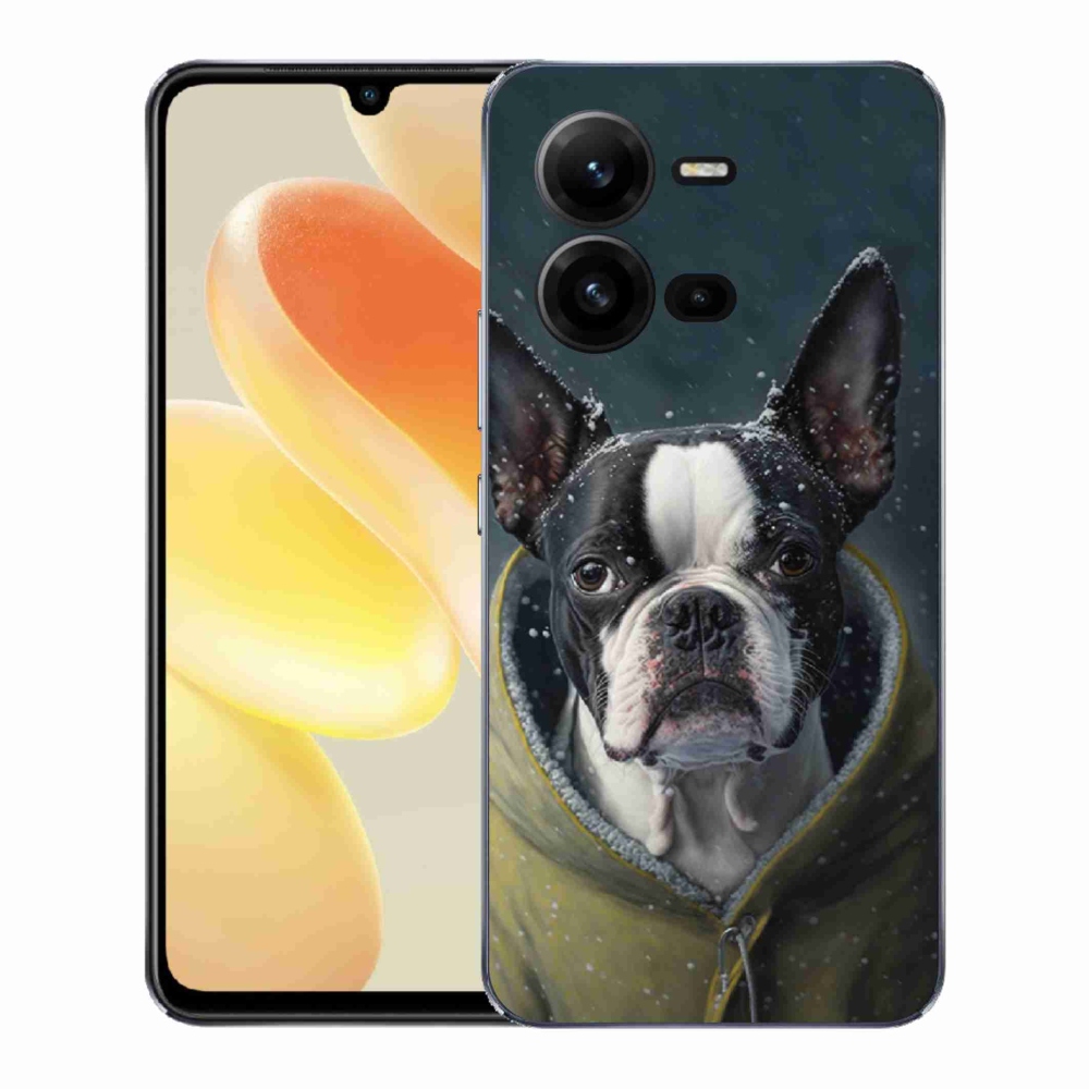Gelový kryt mmCase na Vivo X80 Lite - buldoček