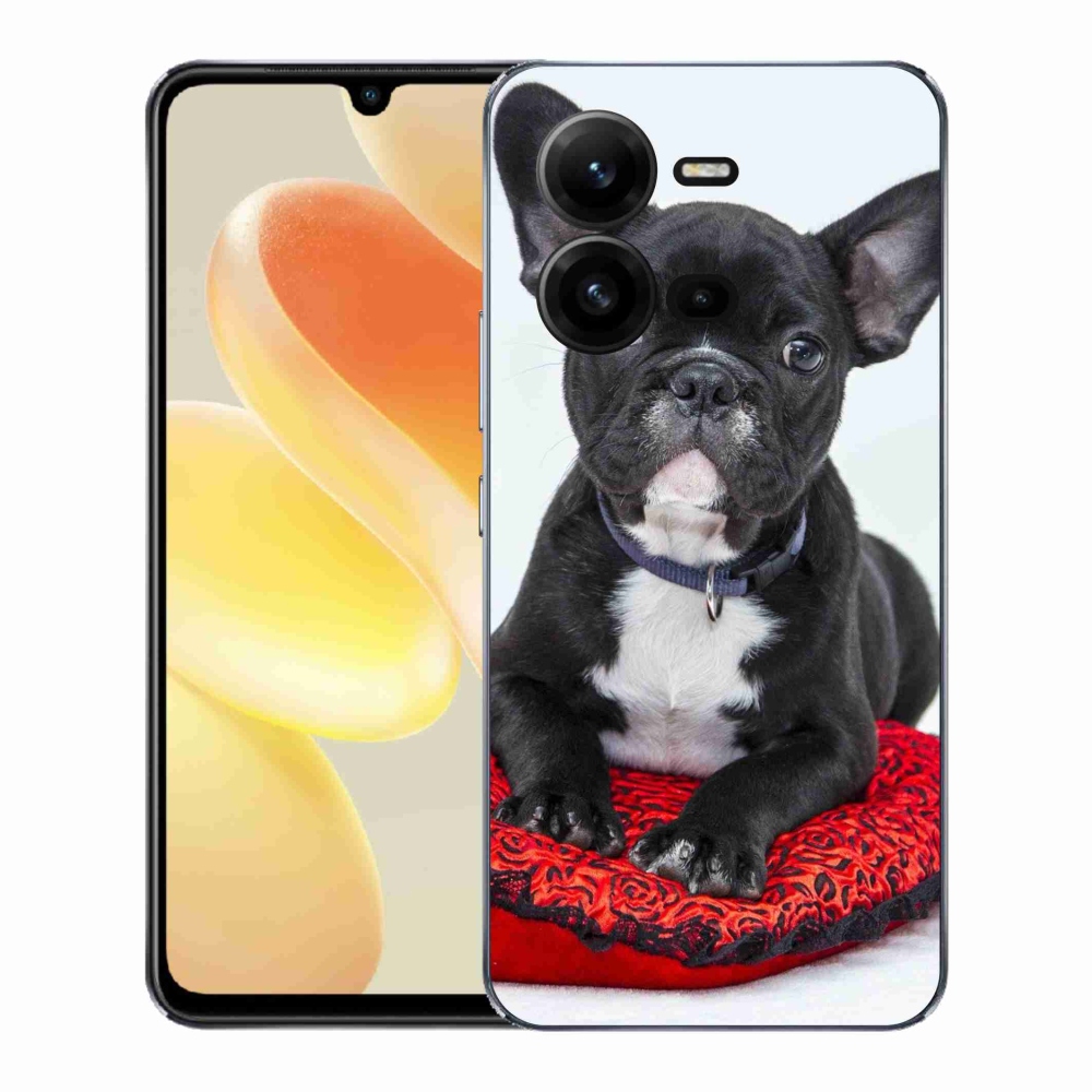 Gelový kryt mmCase na Vivo X80 Lite - buldok