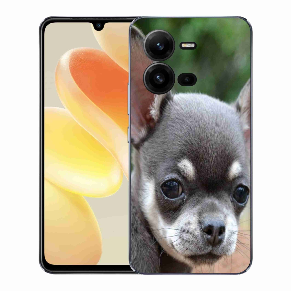 Gelový kryt mmCase na Vivo X80 Lite - čivava