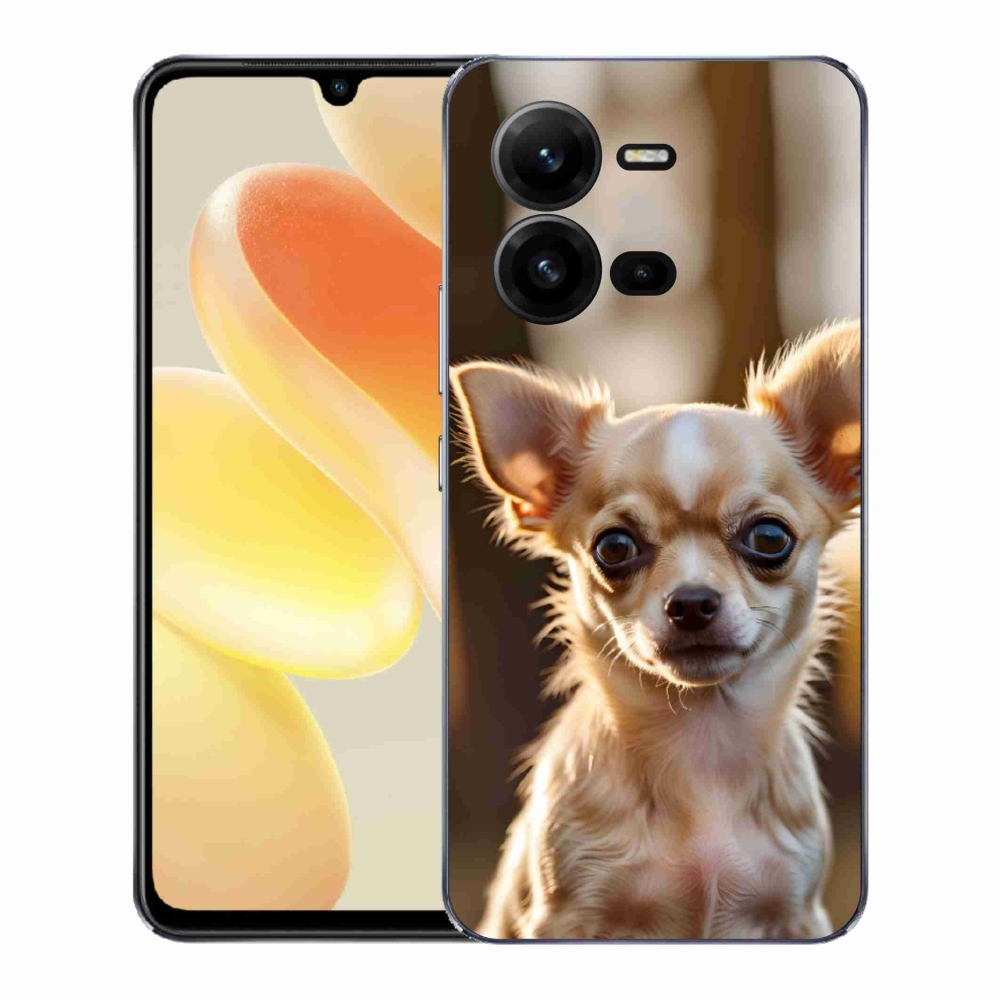Gelový kryt mmCase na Vivo X80 Lite - čivava 6