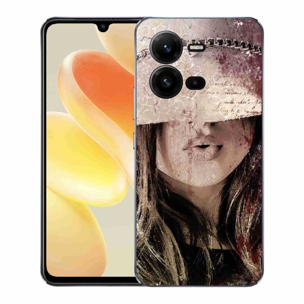 Gelový kryt mmCase na Vivo X80 Lite - dívka