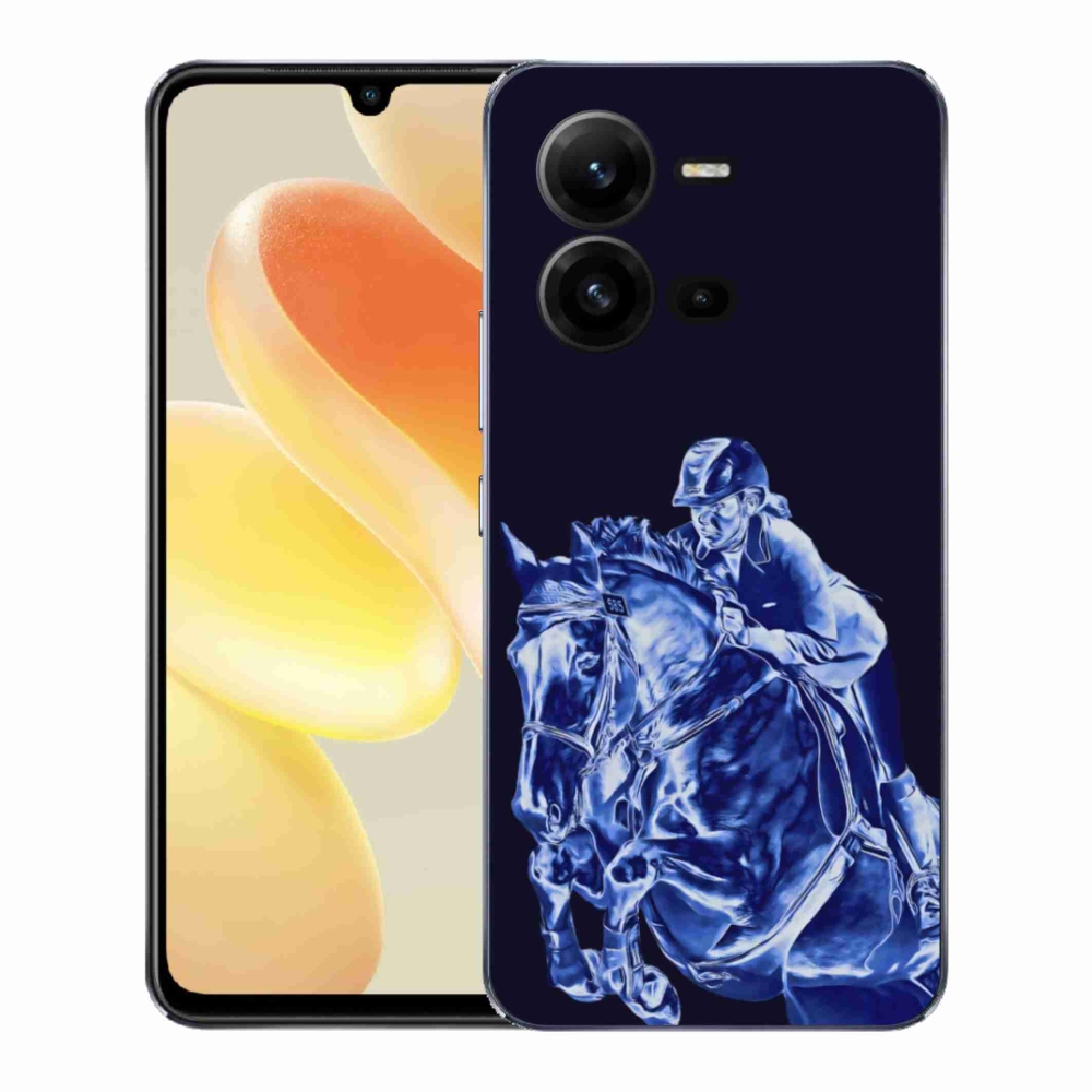 Gelový kryt mmCase na Vivo X80 Lite - dostihový kůň