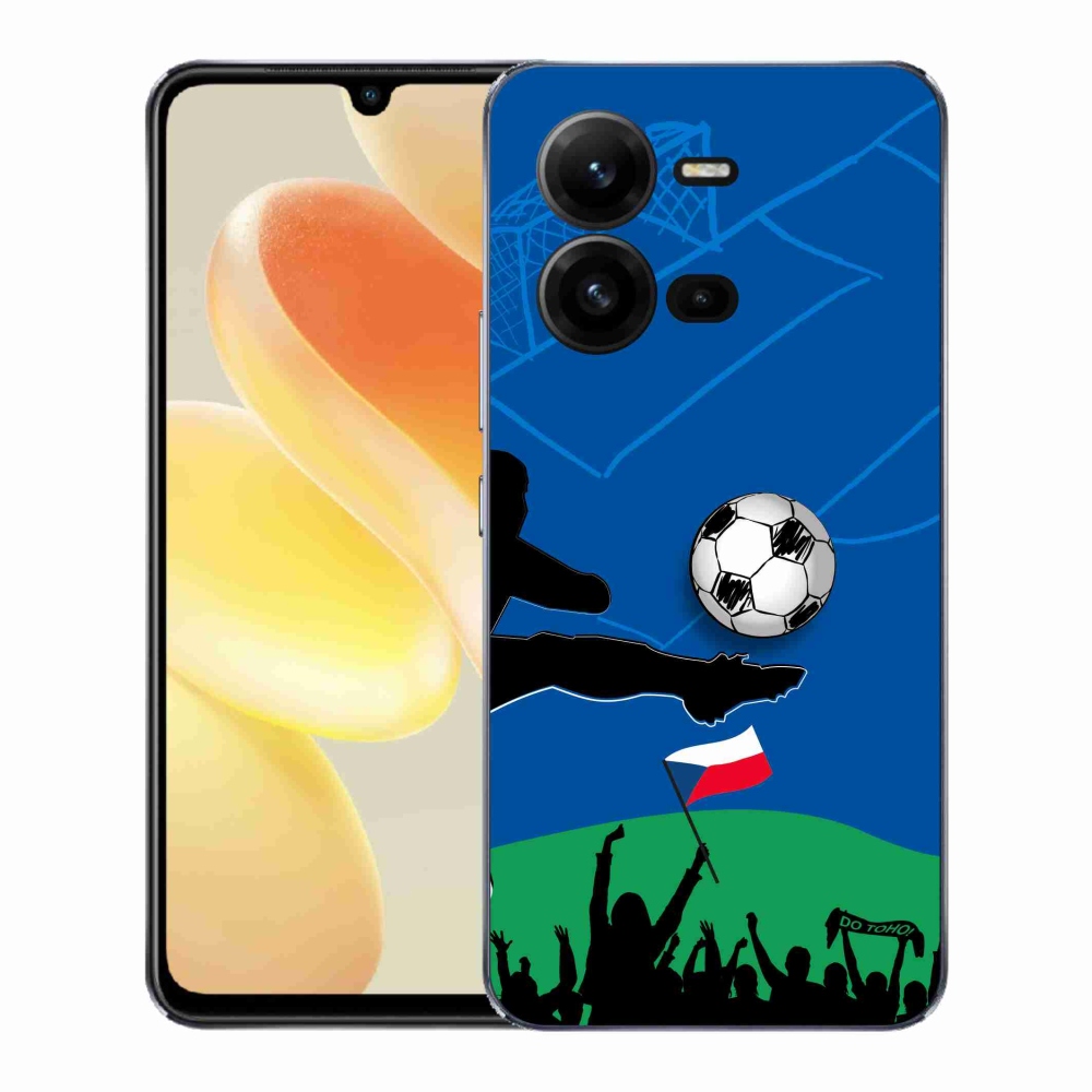 Gelový kryt mmCase na Vivo X80 Lite - fanoušci fotbalu