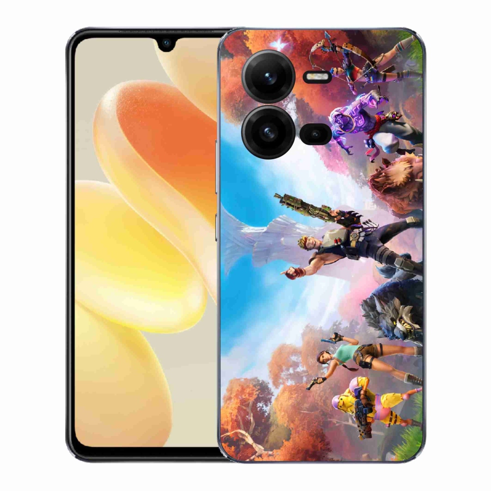 Gelový kryt mmCase na Vivo X80 Lite - fortnite 1