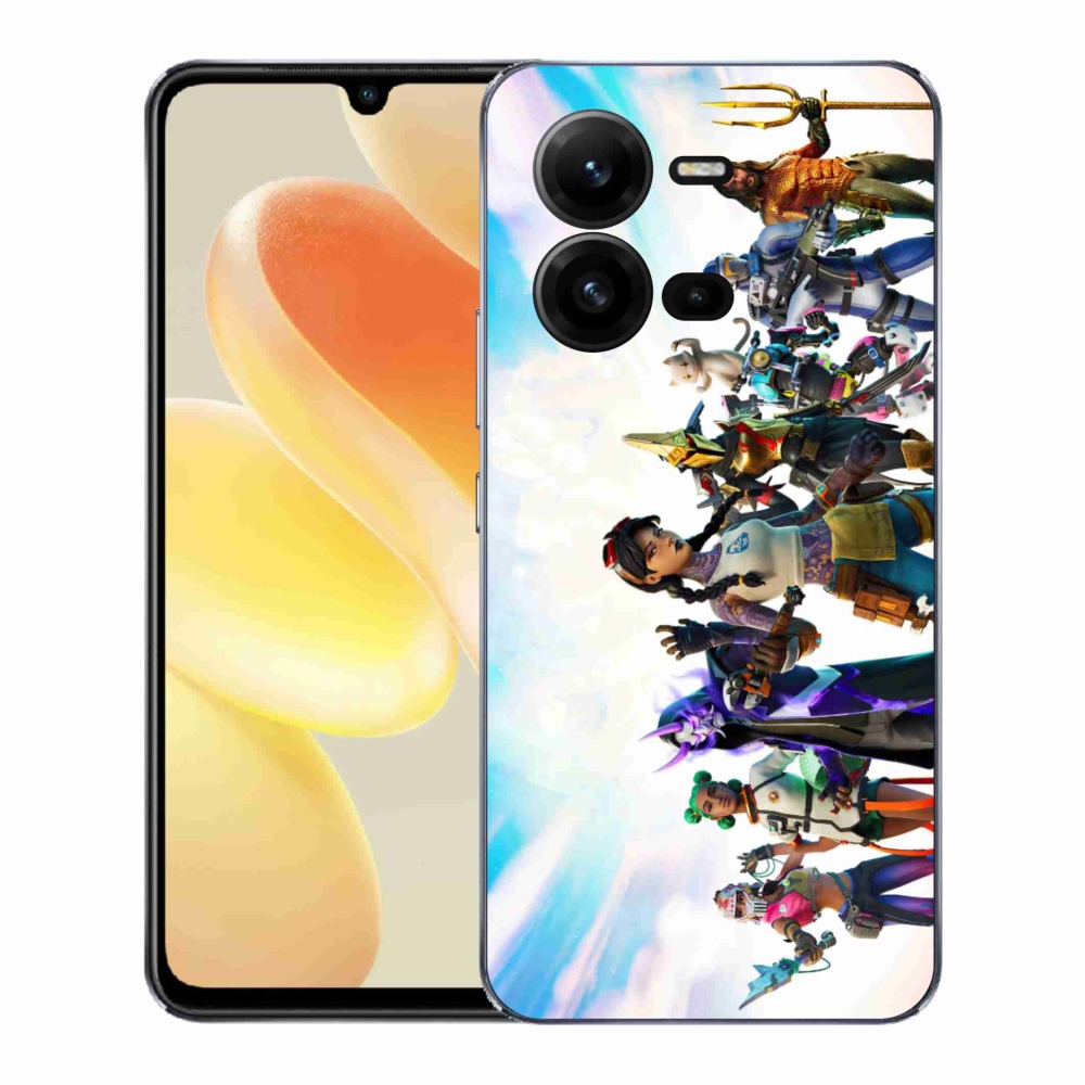 Gelový kryt mmCase na Vivo X80 Lite - fortnite