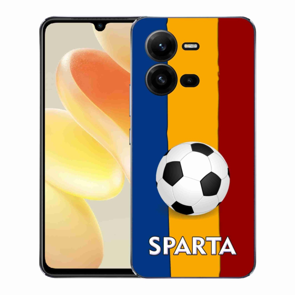 Gelový kryt mmCase na Vivo X80 Lite - fotbal 1