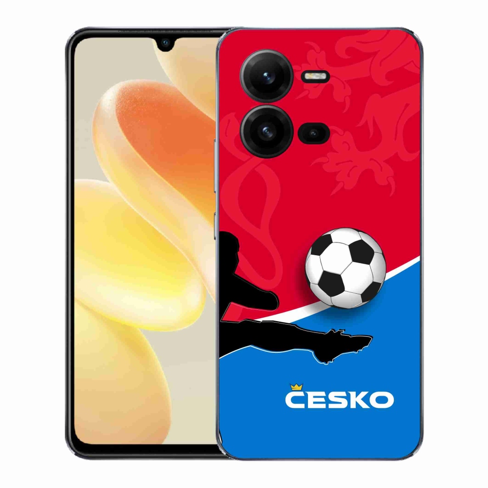 Gelový kryt mmCase na Vivo X80 Lite - fotbal Česko 2