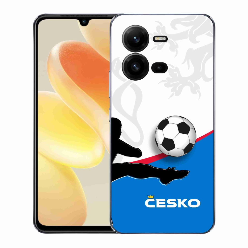 Gelový kryt mmCase na Vivo X80 Lite - fotbal Česko 3