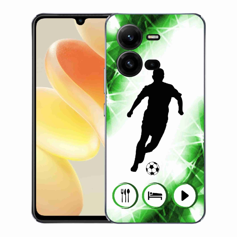 Gelový kryt mmCase na Vivo X80 Lite - fotbalista