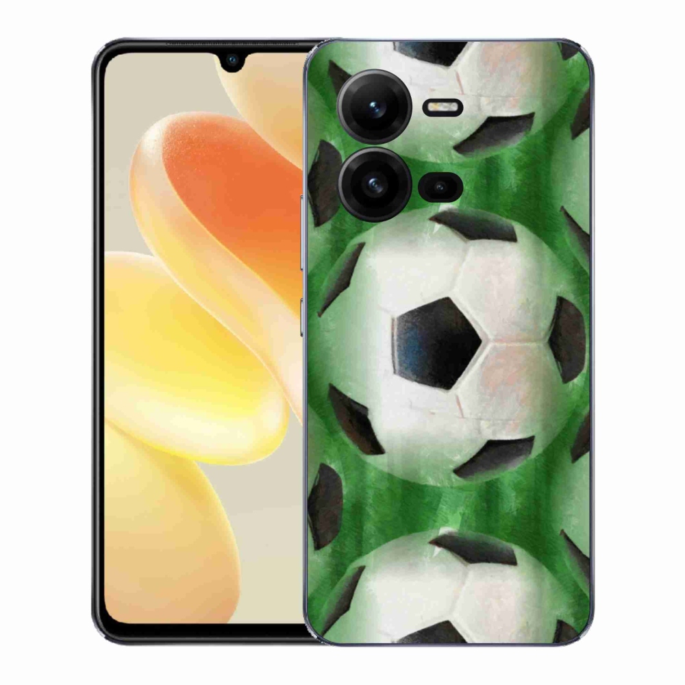 Gelový kryt mmCase na Vivo X80 Lite - fotbalový míč