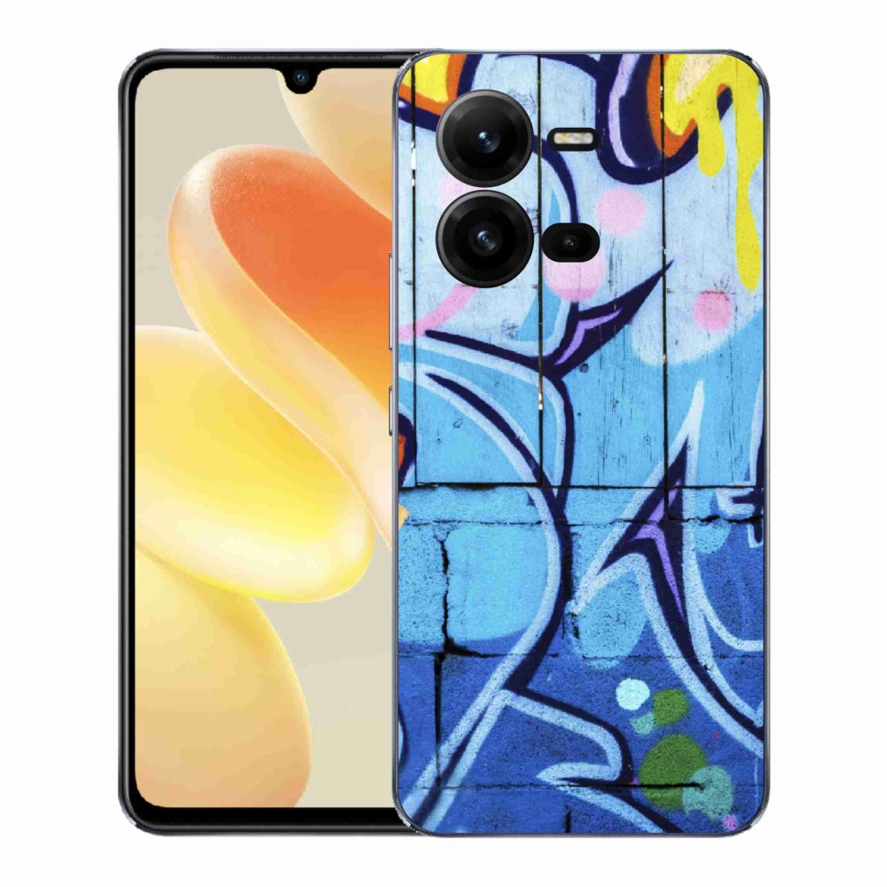 Gelový kryt mmCase na Vivo X80 Lite - graffiti