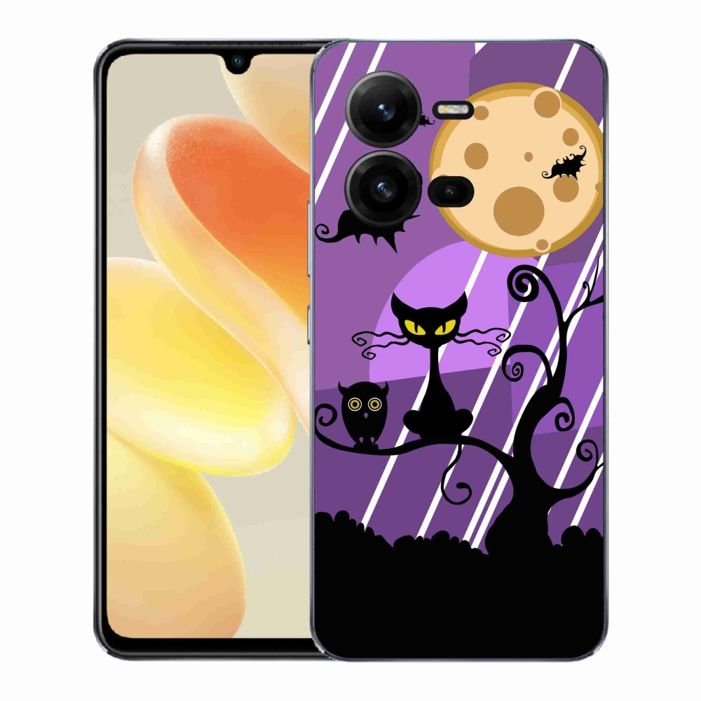 Gelový kryt mmCase na Vivo X80 Lite - halloween
