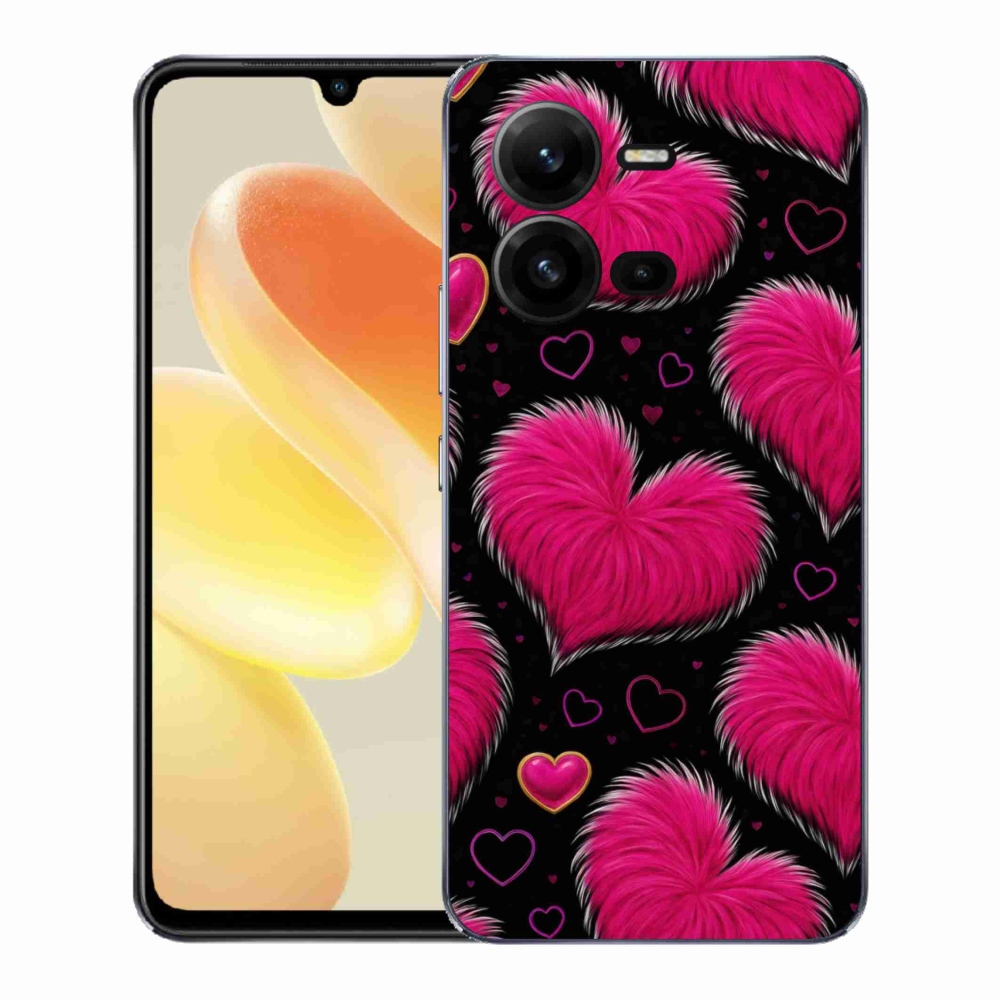 Gelový kryt mmCase na Vivo X80 Lite - hebká srdce