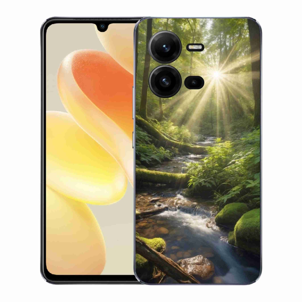 Gelový kryt mmCase na Vivo X80 Lite - hlubina lesa
