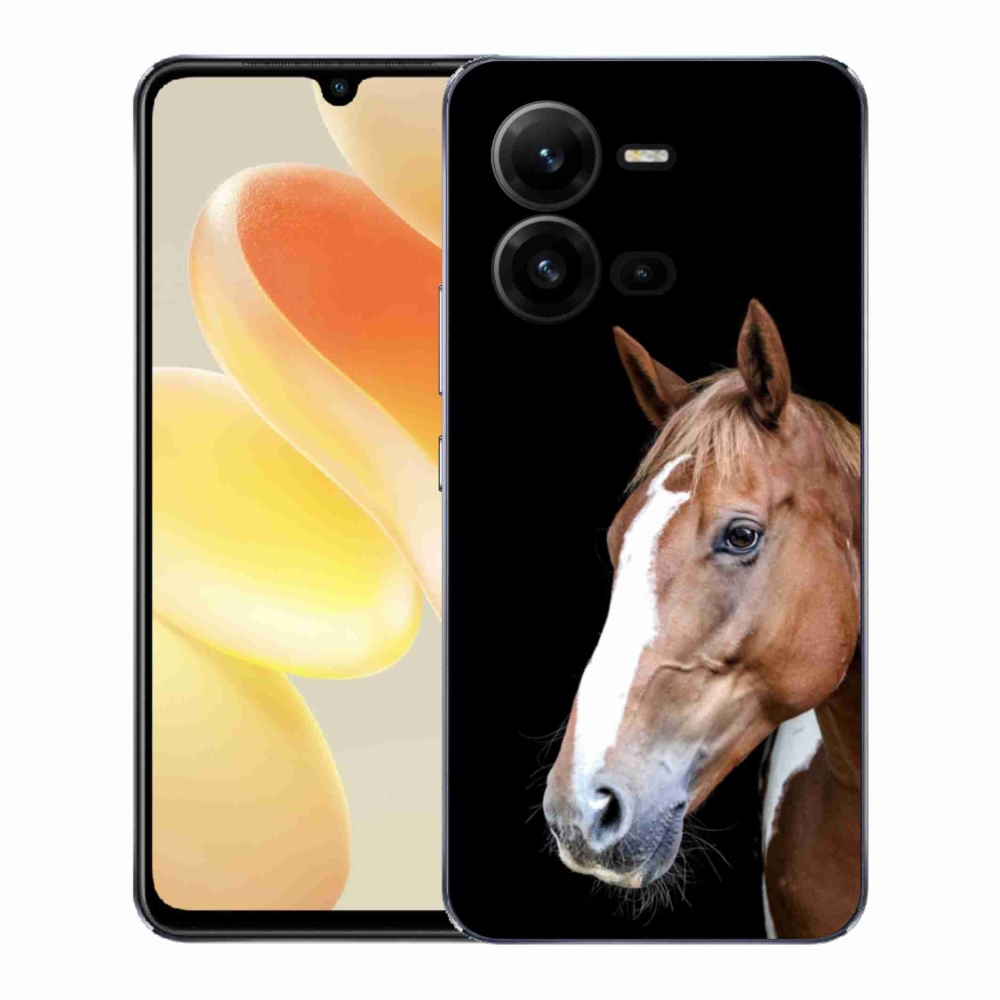 Gelový kryt mmCase na Vivo X80 Lite - hnědý kůň 3