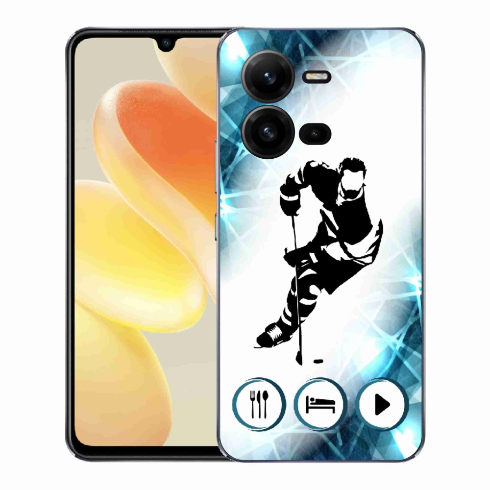 Gelový kryt mmCase na Vivo X80 Lite - hokej 1