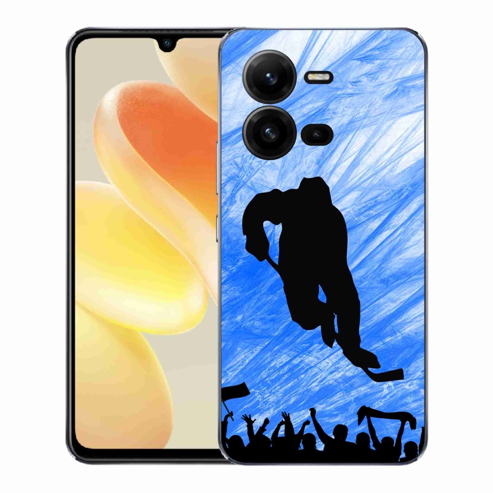 Gelový kryt mmCase na Vivo X80 Lite - hokejový hráč