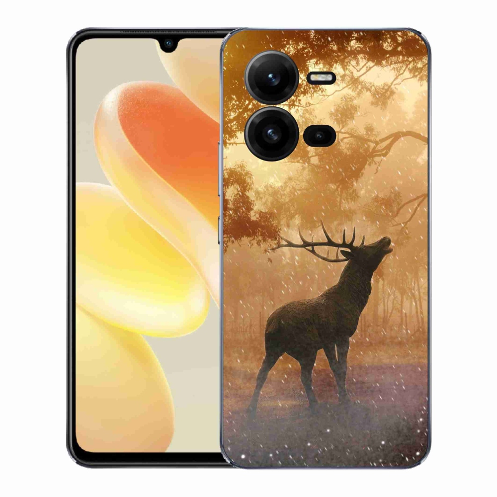 Gelový kryt mmCase na Vivo X80 Lite - jelen v říji