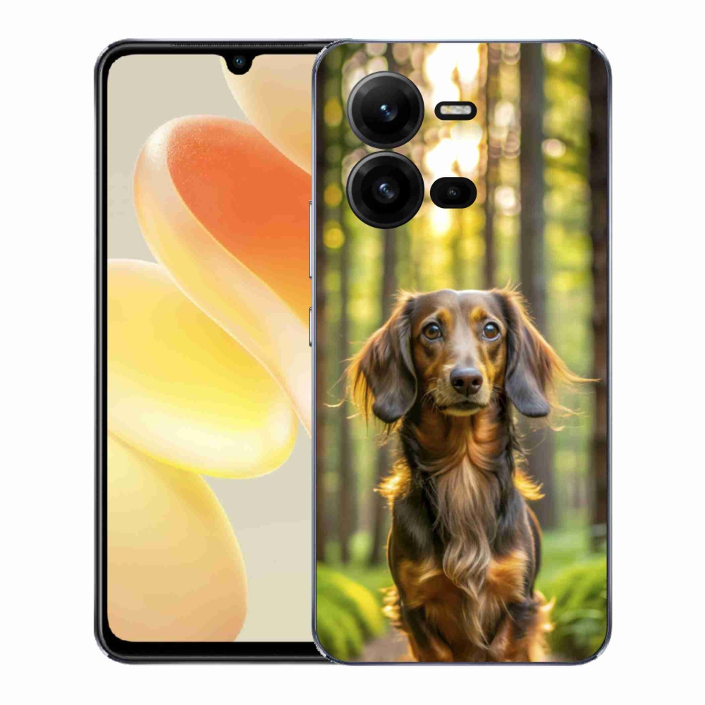 Gelový kryt mmCase na Vivo X80 Lite - jezevčík 4