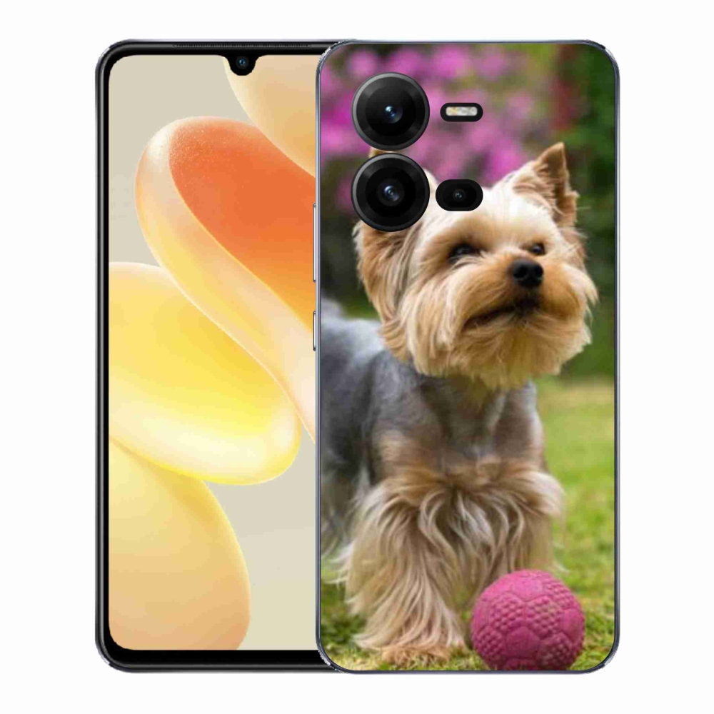 Gelový kryt mmCase na Vivo X80 Lite - jorkšír 4