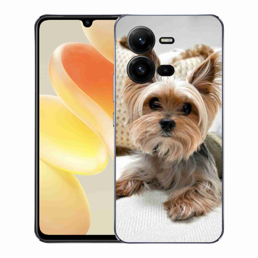 Gelový kryt mmCase na Vivo X80 Lite - jorkšír 5