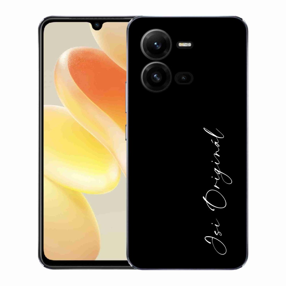 Gelový kryt mmCase na Vivo X80 Lite - jsi originál černé pozadí